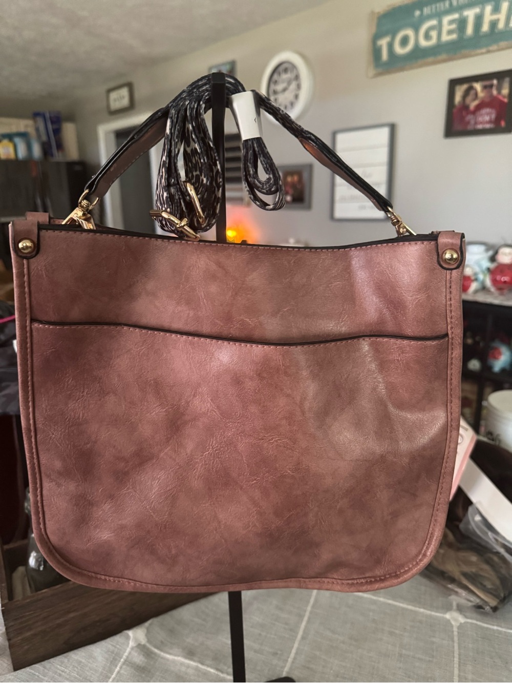 Classic Women's Tote Bag in Dusty Rose